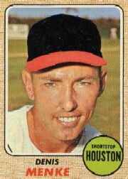 1968 Topps Baseball Cards      232     Denis Menke